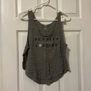 NEW PINK Victoria’s Secret Puppies Tank Size Small NWT